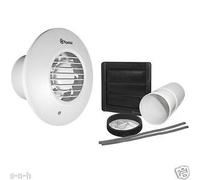 Xpelair DX100TR 4 inch (100mm) Simply Silent DX100 Bathroom Fan Cool White [EEK: A]