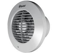 Xpelair DX150HTR Simply Silent 6/150mm Round Extractor Fan w/ Humidistat And Timer - 93077AW