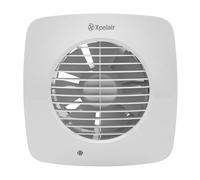Xpelair DX150S Simply Silent 6/150mm Square Extractor Fan - 93070AW