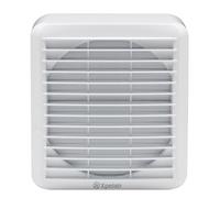 Xpelair GXC6EC 6 Inch/ 150mm Extractor Fan, 220-240V 50/60HZ With EC motor, For Fitting in Kitchen Single & Double Glazed Windows With Pullcord, White