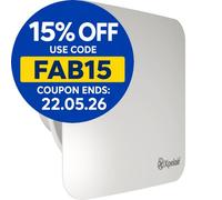 Xpelair Simply Silent C6HTS Extractor Fan Kitchen 2 Speed IPX4 Rating White