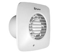 Xpelair Simply Silent Timer and Humidistat Square Extractor Fan with Fitting kit 100mm - DX100HTS