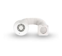 Xpelair Simply Silent DX100BT Complete Round Shower Fan Ceiling Kit IPX4 Rated