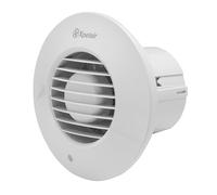 Xpelair Simply Silent SSSFC Shower Fan Complete 4 Inch/100mm Bathroom & Shower Room Extractor Fan with Loft Fitting Kit for Ceiling, White