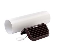 Xpelair SSWKBS Simply Silent Square Contour Wall Kit - Brown
