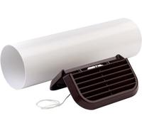 Xpelair SSWKBS Simply Silent Square Contour Wall Kit - Brown