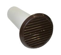 Xpelair The Simply Silent Contour Wall Kit Round Brown - 92993AB