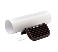 Xpelair The Simply Silent Contour Wall Kit Square Brown - 92994AB