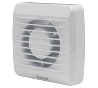 Xpelair VX100T-SP Standard 4"/100mm Bathroom Extractor Fan with Timer, for Wall And Ceiling Fitting, Bathroom Fan in Cool White