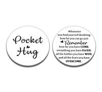XPENMULBOJA Affirmation Sobriety Gift Set | Sobriety Gifts for Anniversary Month & Year for Men & Women in Recovery | Cancer Patients Support Gifts | Alcoholics Anonymous Gifts AA Medallion, Black, S