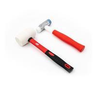 Xpert 32mm Glazing Hammer (Nylon/Plastic Faces) & 16oz Rubber Mallet