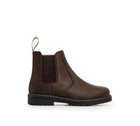 Xpert - Heritage Wrangler Junior Dealer Boots For Kids. Unisex Leather Ankle Boots For Everyday Wear. Easy To Clean And Durable Chelsea Style Farm Boots For Boys And Girls (Dark Brown, 12UK Child)