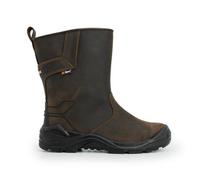 Xpert Invincible S3 Safety Waterproof Rigger Boots Brown