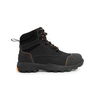 Xpert - PRO Raptor S7L Waterproof Safety Boots. Lace Up Toe Cap Shoes. Comfortable, Water and Wind Proof Leather Work Boots for Men with Ankle Support & Heat Resistant Outsole (Black, UK10)