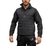 Xpert - Pro Rip-Stop Hybrid Everyday Work Wear Jacket. Lightweight And Breathable Water Resistant, Insulated Windbreaker Jacket For Men With Anti Rip Fabric and Zip Pockets (UK S)