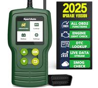 XpertAuto C302 OBD2 Scanner Code Reader for Car Check Engine, Automotive CAN Diagnostic Tool, Read and Erase Fault Codes, Check Emission Status, Universal for All OBD II Protocol Cars After 1996