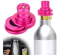XPEX 1 Piece Quick CO2 Adapter for SodaStream, Compatible with Duo/Art/Terra, TR21-4 Trapezoidal Thread, Soda Maker Bottle Refill, Purple (A)