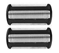 XPEX 2 Pieces Replacement Foil Head for Brl140 Brl130 Bre620 Bre630, Bg2040 Bg2020, Women's Replacement Shaver, Replacement Head for Bodygroomer (Black, B)