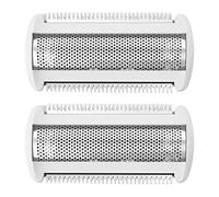 XPEX 2 Pieces Replacement Foil Head for Brl140 Brl130 Bre620 Bre630, Bg2040 Bg2020, Women's Replacement Shaver, Replacement Head for Bodygroomer (White, C)