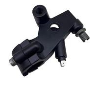 XPGHYIU 1PC Black Alloy Motorcycle Brake Clutch Levers Perch Bracket Handlebar Mirror Mount for CB400 SF CB-1 CB250 for Hornet CBR250 Freno Embrague Manillar