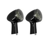 XPGHYIU 2x Motorcycle Rear Turn Signals Indicators Amber Lights Black/Chrome For Sportster 883 Iron XL1200 1992-2019 2021 2022