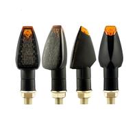 XPGHYIU Motorcycle Turn Signals Approved Signal Light 14Turn Indicator Amber Blinker 12V/24V M10