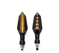 XPGHYIU Universal Motorcycle Accessories Turn Signal Lamp Sequential Flowing Flash Indicator Lights Amber Running Light