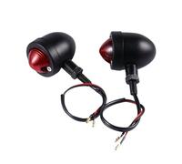 XPGHYIU Universal Motorcycle Motorbike Turn Signal Lights Scooters Metal Indicator 12V Black Chrome Color