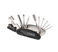 XPhonew 16-in-1 Multi Function Folding Bike Bicycle Cycling Mechanic Combination Repair Tool Kit Set with Allen Hex Key Multi Socket Wrench Screwdriver for Mountain City Road Bike MTB/Motorcycle