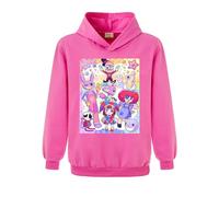 Xpialong Amazing Girls Hoodie Circus Unisex Kids Hoodie Girl Boy Joggers Cotton Top Jumpers (Rose Red,11-12 Years,11 Years,12 Years)
