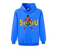 Xpialong No.7 Inspired Football Ronaldo support kids Unisex hoodies (Navy Blue,7-8 Years,7 Years,8 Years)