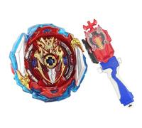 XPJBKC Battling Top, B-173 Infinite Achilles 1-Piece Sparking Launcher with Stickers, Bey Battle Burst Battling Tops with Launchers Set, Burst Quadrive Gyros for Boys Kids Birthday Party Idea Gift