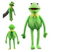 XPJBKC Kermit the Frog Puppet, 60cm Soft Frog Toy, Frog Plush Hand Puppet, Frog Anime Puppets for Children, Cartoon Plush Doll for Kids Adults Birthday