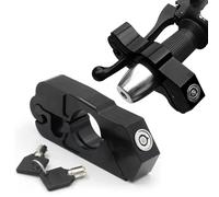 XPJBKC Motorbike Lock, Anti Theft Grip Motorcycle Lock, Motorcycle Handlebar Lock, Front Brake and Clutch Motorbike Security Lock with Two Spacers, Motorcycle Throttle Lock for Moped Scooter Bike