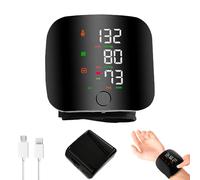 XPJBKC Wrist Blood Pressure Monitor,Blood Pressure Monitors Wrist,Wrist Blood Pressure Machine with Led Touch Screen,Adjustable Wrist Cuff,Carrying Case,Automatic Voice,for Adult Elder at Home Travel