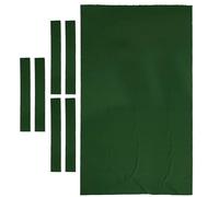 XPJYUA Billiard Cloth Compact Pool Table Cloth Felt & 6Pcs Strips for 9ft Snooker Billiards 0.6mm Thickness(Green3 0.6MM)