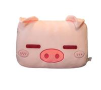 XPJYUA Cartoon Plush Hand Pillow Kawaii Plush Hand Warmer Pillow Cute Cartoon Stuffed Animal Doll Cushions Winter Warmers Kids(Pink pig)