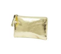 XPJYUA Mini Coin Purse 3 Pcs Mini PU Leather Wallet Coin Purse Key Bag Holder Pocket Storage Transparent Zipper Waterproof Portable Thin Pouch(12.2x8cm Gold)