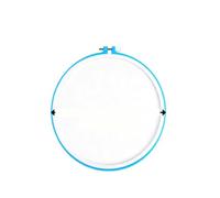 XPJYUA Mini Embroidery Hoop Set 1pcs Plastic Embroidery Hoops Set, Adjustable Cross Stitch Rings Frame, Lightweight Sewing Tools for Art & Craft(Blue 24.5cm)