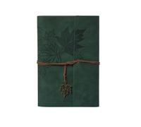 XPJYUA Vintage Refillable Notebook A7/A6/A5 Travelers Vintage Notebook PU Leather Blank Kraft Diary Note Book Journal Sketchbook Stationery School Office(Color2,A7 145X100MM)