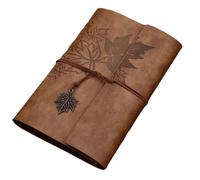 XPJYUA Vintage Refillable Notebook A7/A6/A5 Travelers Vintage Notebook PU Leather Blank Kraft Diary Note Book Journal Sketchbook Stationery School Office(Color6,A7 145X100MM)