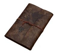 XPJYUA Vintage Refillable Notebook A7/A6/A5 Travelers Vintage Notebook PU Leather Blank Kraft Diary Note Book Journal Sketchbook Stationery School Office(Color7,A7 145X100MM)