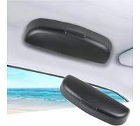 XPKLTXZW Car Glasses Case Sunglasses Holder for Mini Cooper 3 Portes 2014-2024, ABS Auto Sun Visor Storage Box Organizer Sunglasses Case Holder Clip Interior Accessories,B/Black
