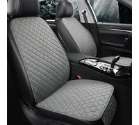 XPKLTXZW Car Seat Covers Full Set for Volvo XC40 2018-2024, Custom Front and Rear Cushion Pad Linen Fabric Breathable Anti-Slip Seat Protector Auto Interior Accessories,Gray