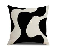 xpkvdsq Cushion Covers 60x60cm Black Geometry Luxury Decorative Square Throw Pillow Case with Invisible Zipper, Soft Decorative Cushion Cover for Sofa Bedroom Pillow Shell