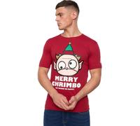 Xplicit Men's Drunk Elf Christmas T-Shirt in Red | Size: Large Xplicit Red L