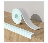 XPLKQXE Edges Protectors, Protective Foam Cushion, Strong Pre-Taped Bumper, Sharp Edges, Table, Desk, Furniture Proofing Edges Guards Padding(White-B,2m)