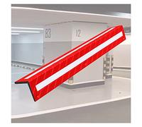 XPLKQXE Garage Wall Protection, Reflective Rubber Wall Corner Guard, Parking Garages Warehouses, Parking Protect Car Corner (Color : Red-1cm, Size : 1pcs)