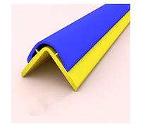 XPLKQXE Self Adhesive Corner Guards, Wall Corner Guard, Wall Protection Decoration, Corner Edge Safety Bumpers (Color : Blue+Yellow-B, Size : 1m)