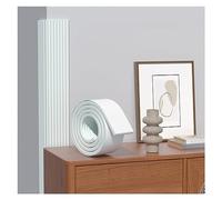 XPLKQXE Sharp Edge Safety Guards, Strong Adhesive Double Sided Pre-Taped Bumper, Protective Foam Cushion, Soft Desk Edge Padding, Caring Proofing Set (Color : White-B, Size : 2m)